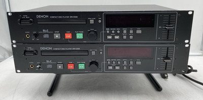 LOT OF 2 Denon DN-C630 Pro Audio 2U Rack CD Compact Disc Player