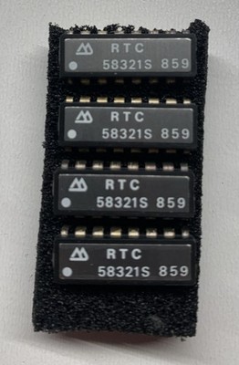 4 x RTC58321S DIP-16 IC