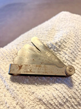 Vintage K-D Tools Mini Feeler Gauge Early Lancaster PA USA 🇺🇸