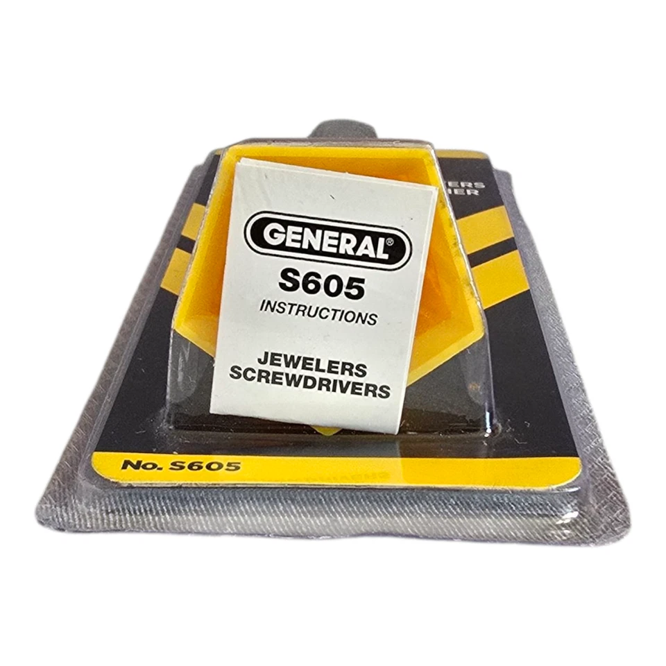NEW! General Tools No. S605 Jewelers Precision Screwdriver Set 5 Blade Sizes - Image 4 of 4
