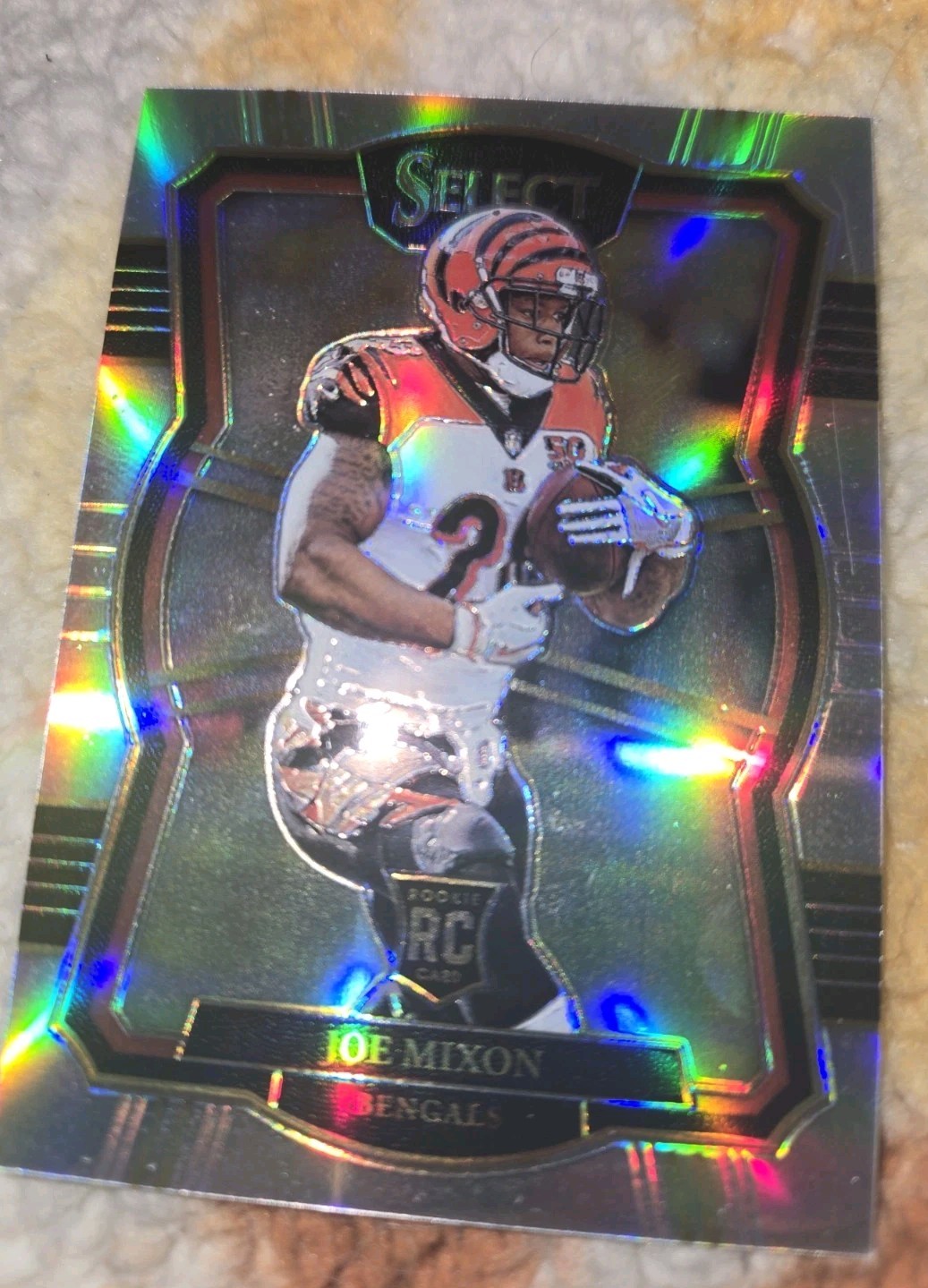 2017  Select Football - Joe Mixon Premier Level   #136 Silver Prizm (RC)