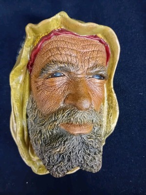 Bossons Chalkware Head 'Syrian'. 1960. 5'' hoch. Guter Zustand.
