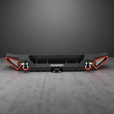 Textured Steel Rear Bumper for 1987-2006 Jeep Wrangler YJ TJ Unlimited w/ D-Ring