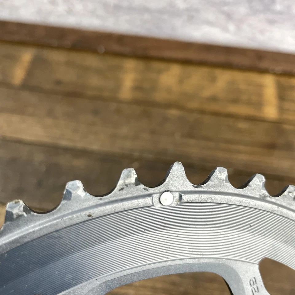 Shimano 52T Chainring 130 BCD 5-Bolt Road Bike Chain Ring Alloy 52-B Used 115g - Image 3 of 4