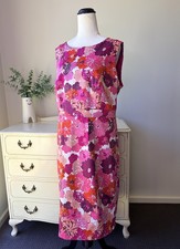 LIBERTY OF LONDON For Target Women’s Pink Floral Liberty Print Dress Size UK 18