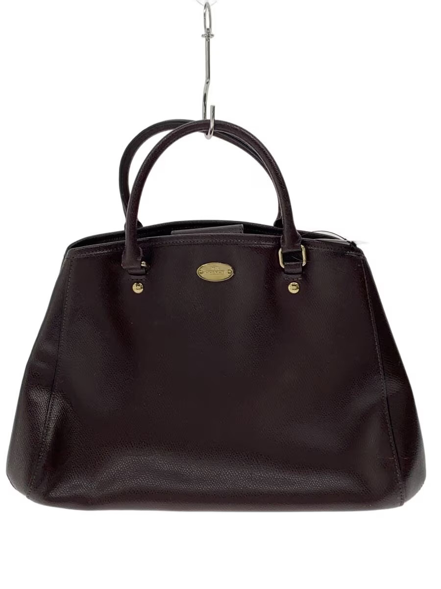 COACH Tote Bag All Leather Leather BRW