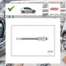 1x Corteco Bremsschlauch PEUGEOT 206 Schrägheck (2A/C) 1.1 i