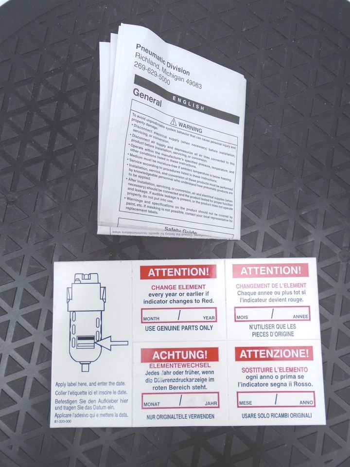 WILKERSON - M18-04-CG00 - COALESCING FILTER - 1/2"NPT - 0.01m - 150psi 85cfm NEW - Image 4 of 4