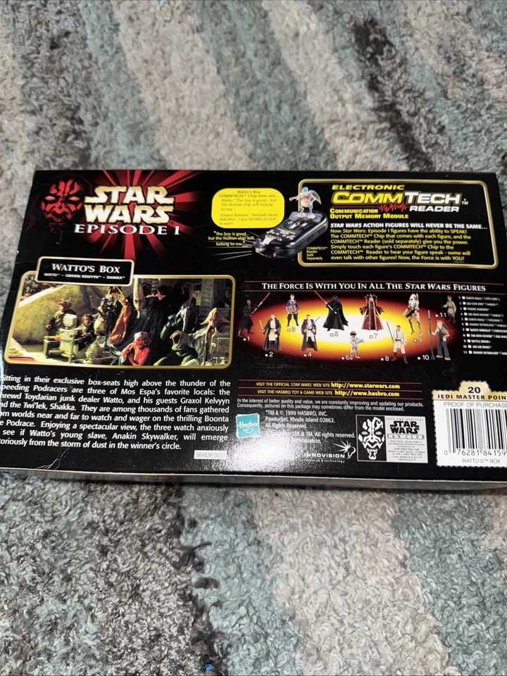 Star Wars Episodio 1 Watto's Box: Graxol Kelvyyn, Shakka & Watto (Hasbro, 1999) Foto 4 de 4