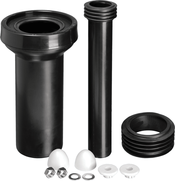 McAlpine FPKIT-3 WC Frame Connector Kit, WC Connector, Outlet Seal, Flush Pipe