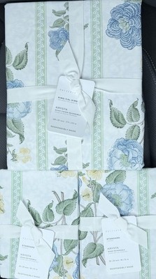Pottery Barn Krysta Floral King Duvet & 2 Standard Shams