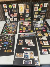 Vintage Sticker Collection Album 80s Puffy Various Star Wars Care Bears Cathy