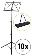 10x SET Notenständer Notenstativ Notenpult Notenablage Musicstand Tasche robust