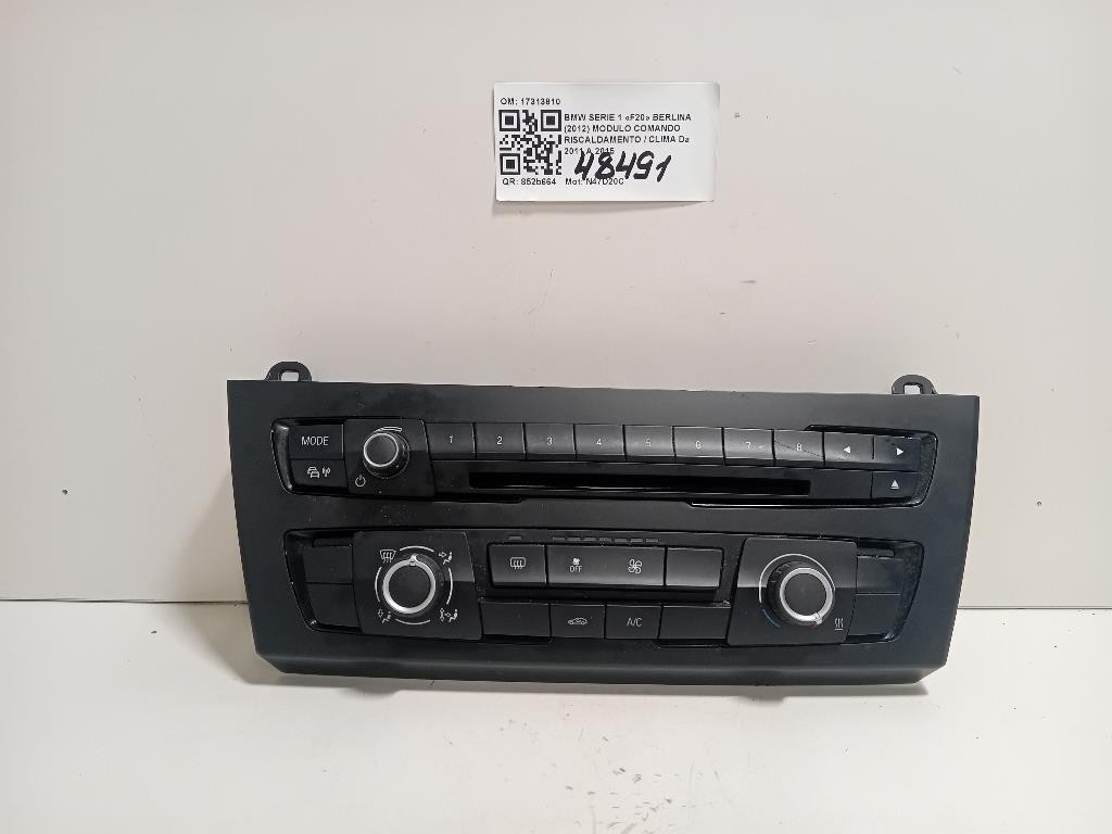 COMANDI CLIMA PER BMW Serie 1 F20 17313810 N47D20C (11>19)