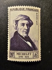 FRANCE TIMBRE CÉLÉBRITÉ MICHELET N°949 NEUF ** LUXE MNH 1953