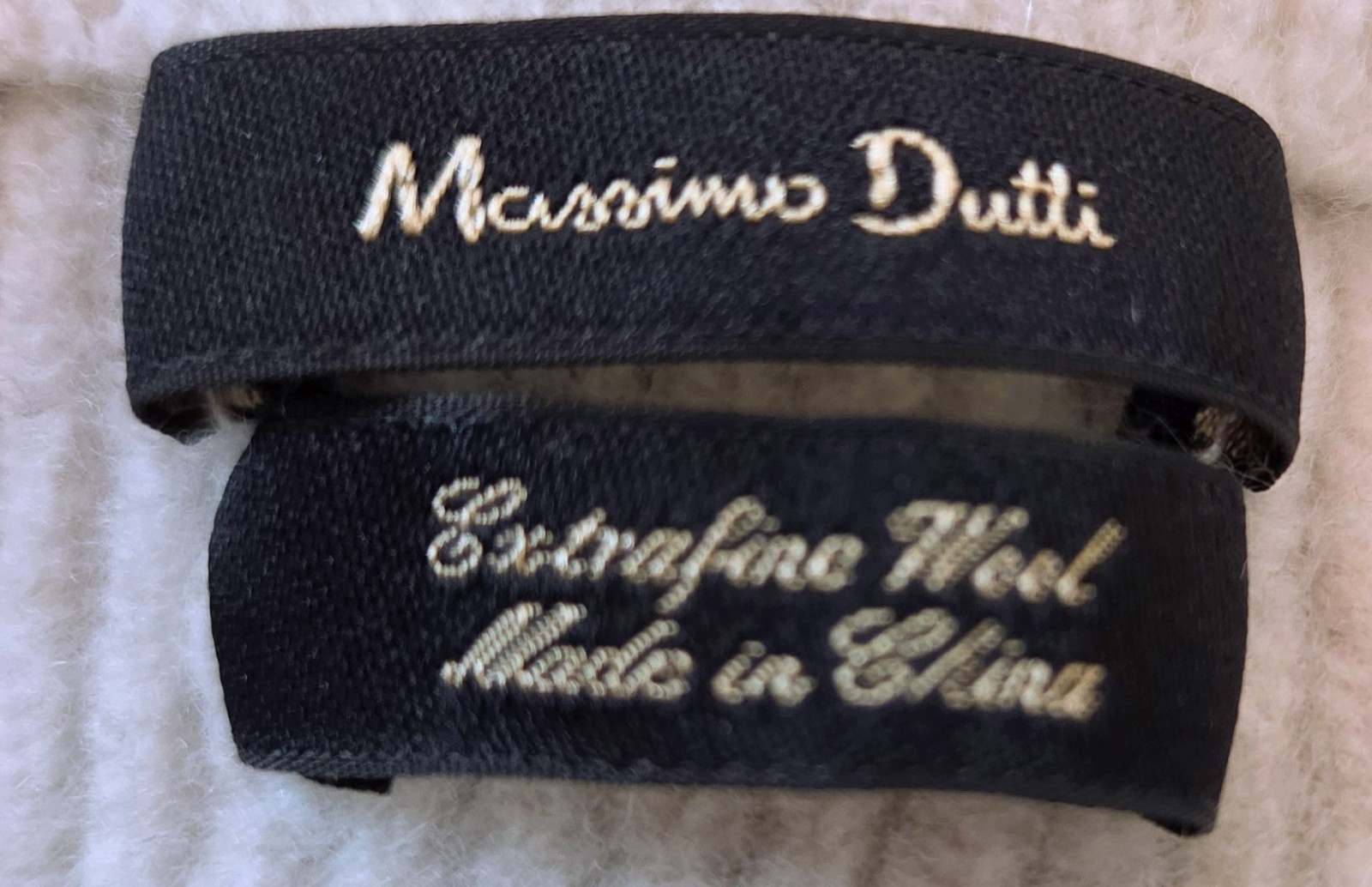 Massimo Dutti Light Gray Collared Pullover Sweate… - image 4