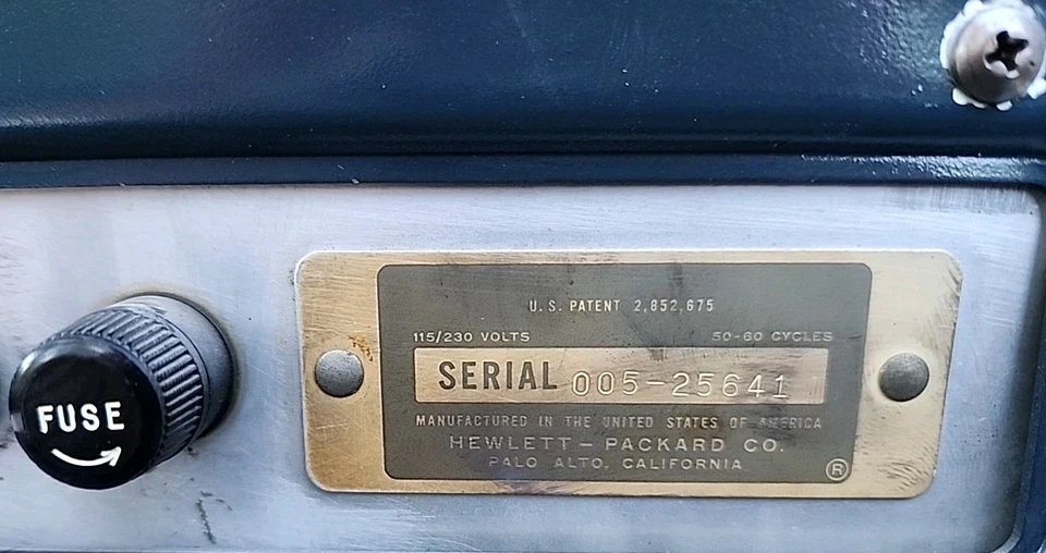 Oscilador de amplio rango vintage HP modelo 200 CD funcionando  Foto 2 de 4