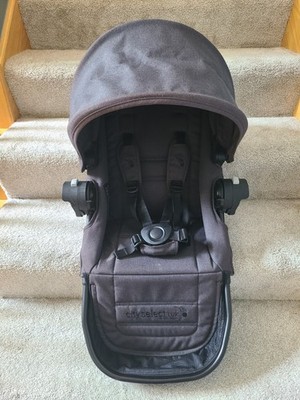 Baby Jogger City Select Lux Complete Stroller Seat, Granite Dark Gray, Good Cond