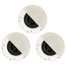 Acoustic Audio R192 Frameless In Ceiling Speakers Flush Mount 3 Pack