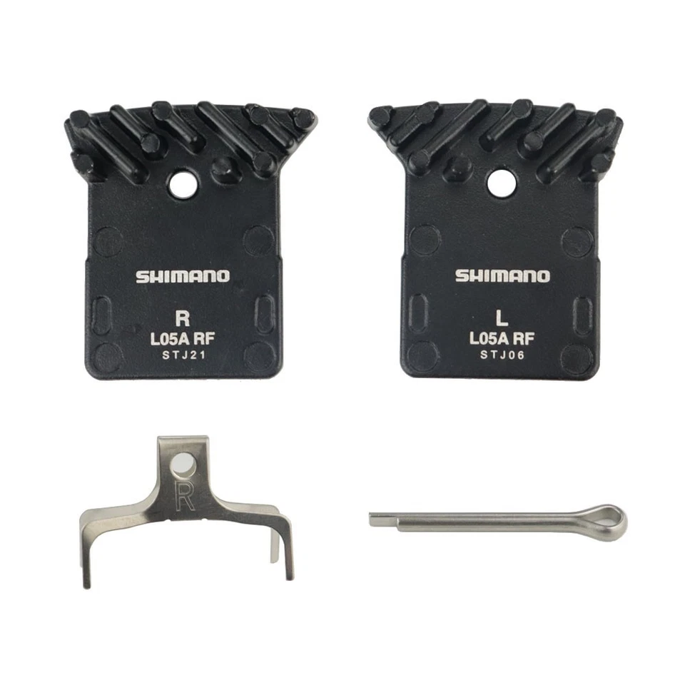 2Pair Shimano L05A-RF Disc Brake Pads Replaces L03A Alloy Back & Cooling Fins - Image 3 of 4