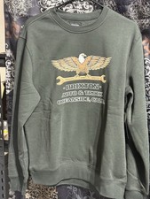 NEW Brixton Auto Truck Oceanside Calif Crew Pullover Sweater Size Medium NWT