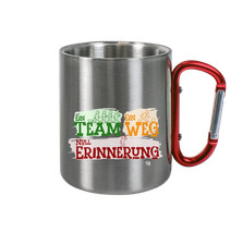 Bosseln: Ein Team - Ein Weg - Null Erinnerung - Edelstahl Tasse