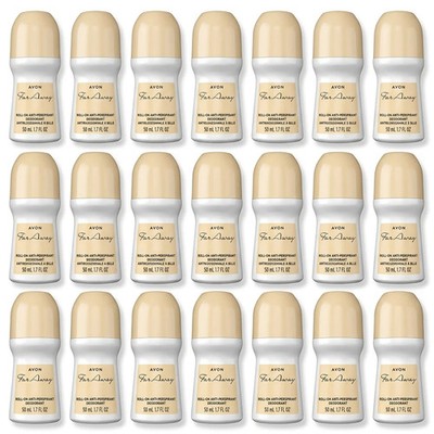 AVON Far Away Roll-On Antiperspirant Deodorant 2.6 oz Women 20-Pack Bulk NEW