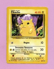 Pokemon 58/102 Pikachu 40PV Carta Singola Francese Standard (Ref. A4591)