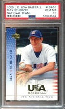 2005 Upper Deck USA Max Scherzer #USA56 Rookie RC PSA 10 