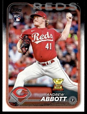2024 Topps Andrew Abbott Rookie Cincinnati Reds #214