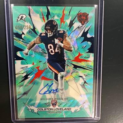 Topps 2026 Colston Loveland Rookie Resurgence Auto  56/250 Chicago Bears NEW!