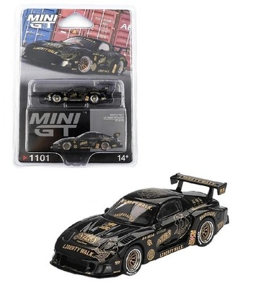 Mini GT 1:64 MAZDA RX-7 LB-Super Silhouette FD-NILES Black Mode Car MGT01101-1A