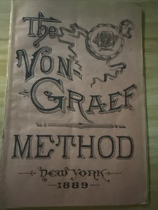 Rare 1889 "The Von Graef Method" Pamphlet-Victorian Quack Medicine Order Form