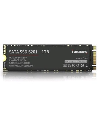 Fanxiang M.2 SATA 1TB SSD 6Gb/s 550MB/S Interne Solid State Drive PC Posten