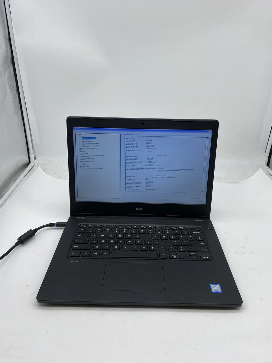 Dell Intel Core I5-7200U Processor 8 GB RAM PC Laptops & Netbooks