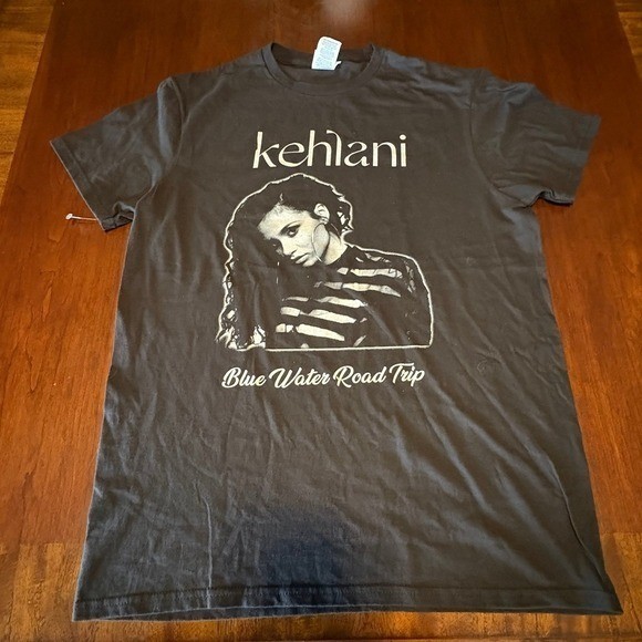 Kehlani Blue Water Road Trip Graphic T Shirt Medium R&B Concert Tour Tee