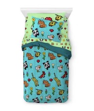 Minecraft Twin Bed in a Bag 5-Piece Kids Bedding Set NEW