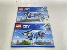 Lego City 60207 Instruction Manuals ONLY Sky Police Drone Chase Books 1 and 2