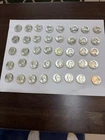 1958D WASHINGTON SILVER QUARTERS 40 COIN ROLL