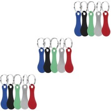  3 Pack Supermarket Cart Trolley Key Shopping Token Keyrings Metal