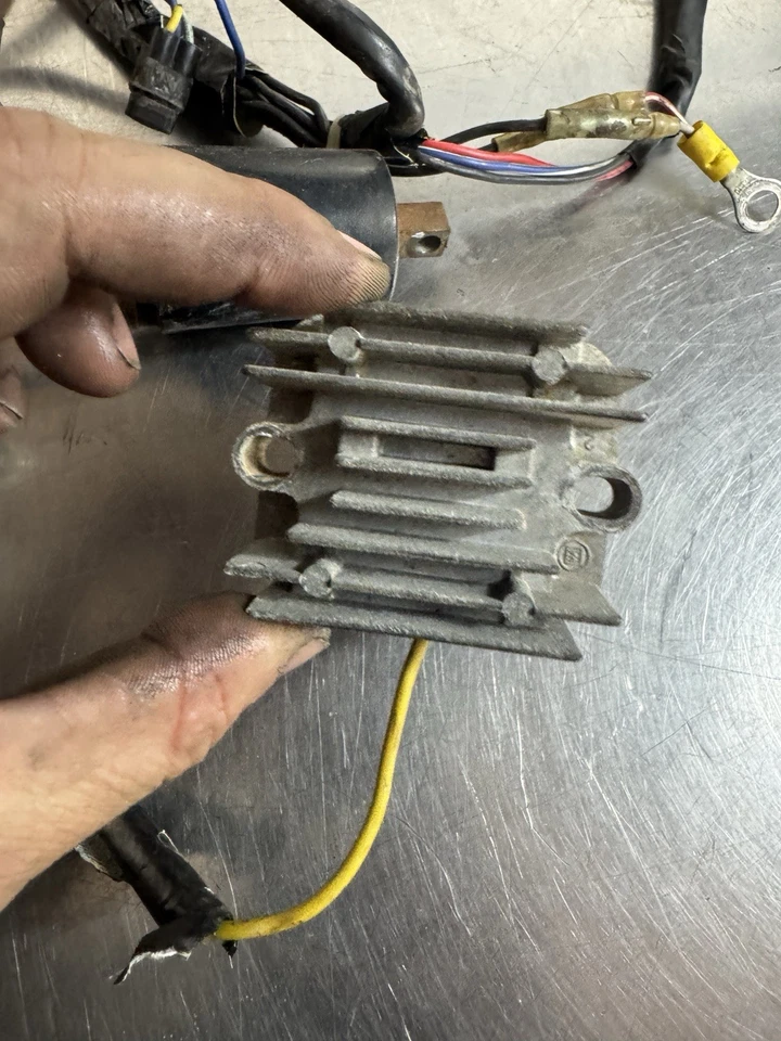 Husqvarna WR 250 Wr250 Cableado ECU CDI Bobina Reguladora 1994 Genuina 94 OEM Foto 3 de 4