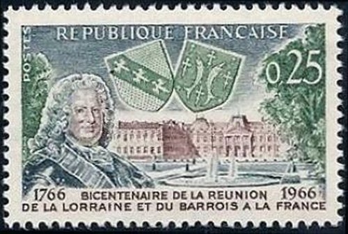 France Yvert Num 1483 Château Lunéville 1966 - Picture 1 of 1