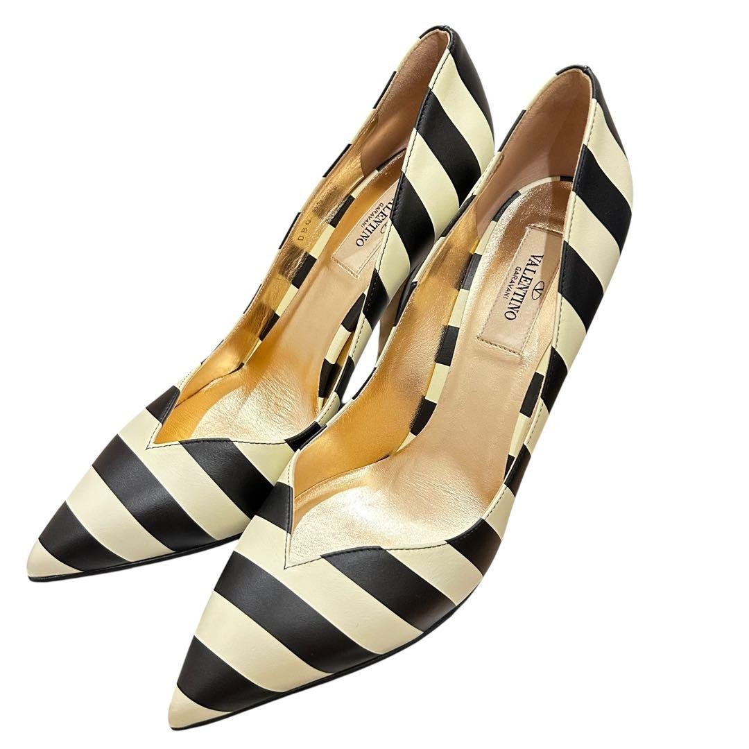 Valentino Garavani Pumps Heel Studded Leather Multicolor EU38/US8 116189c thumbnail 22