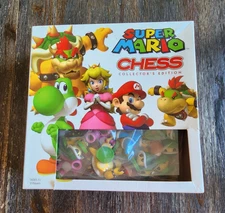 Super Mario Chess Collector's Edition Board Game Bros Nintendo Complete No Tray
