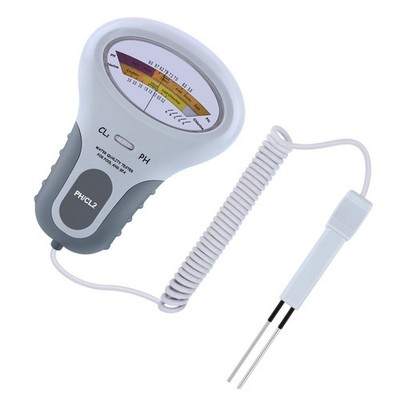 PC102 Dual Parameter Water Quality Meter for Pool and Spa pH plus Cl2 Testing