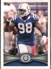 ROBERT MATHIS #123 2012 Topps Indianapolis Colts NM