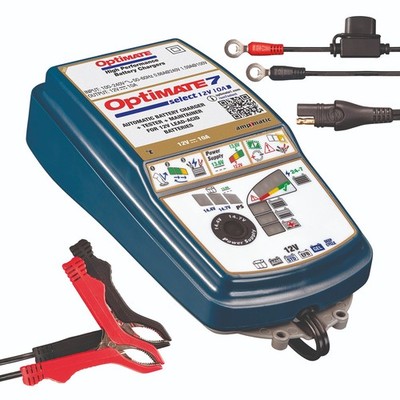 OptiMate 7 Select 12V 10A Auto Motorrad Batterie Ladegerät/Optimierer OPT7-SEL TM252
