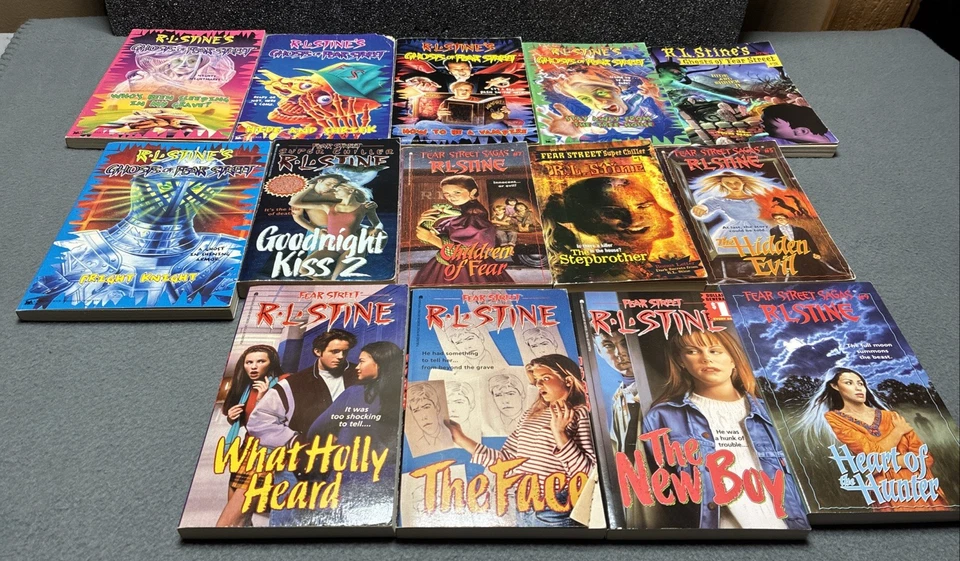 Lot of 14 Fear Street Saga Super Chiller Ghost Of Paperback RL Stine Horror Book - Imagem 2 de 4