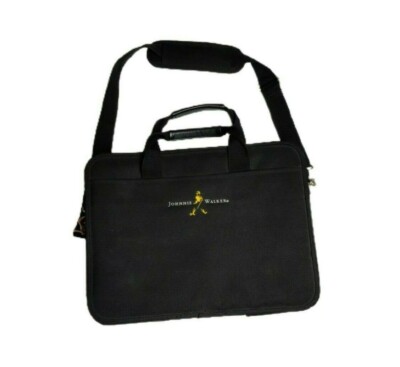 Johnnie Walker Up to 15'' Laptop Computer Crossbody Shoulder Brief Case Bag Black