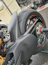 LECHE ROUE REAR HUGGER DUCATI PANIGALE V4 STREETFIGHTER V4 100% CARBONE MAT PLAI